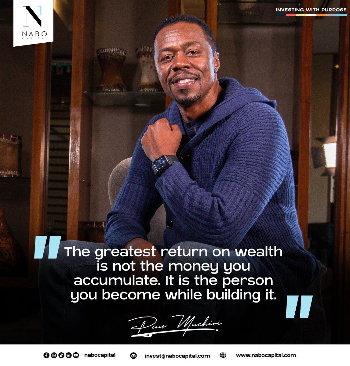 NaboCapital's tweet photo. "The money is the output. The person is the product." Pius Muchiri

Tune in: https://t.co/qgPyRrNpHL

#WealthMindset #FinancialFreedom #GenZMoneyMindset #InvestingAsGenZ #InvestingMindset #FinancialLiteracyForGenZ https://t.co/lRVNmXFBoH