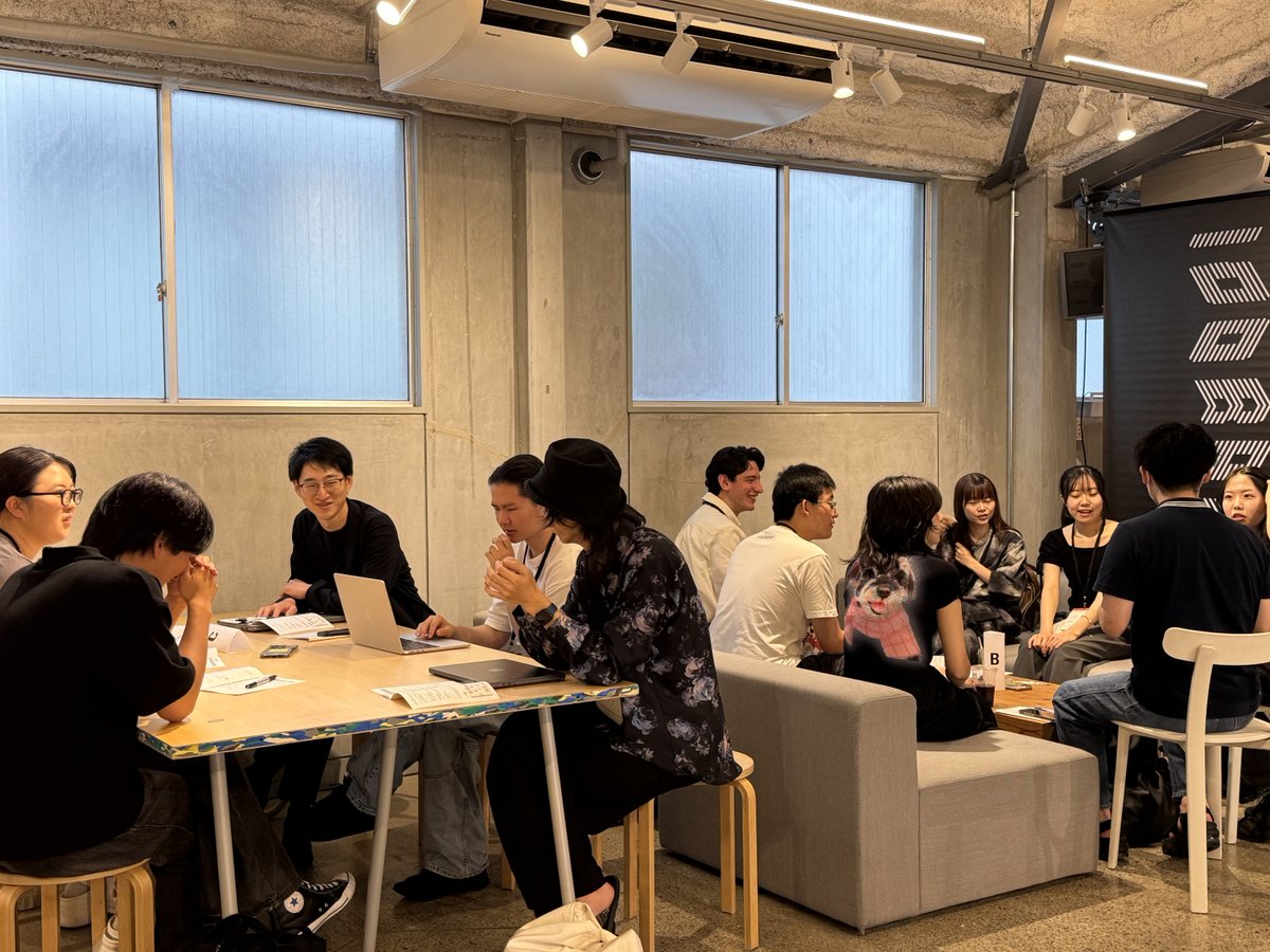 100BANCH's tweet photo. ＼プロローグ こんにちは未来💫／

#ナナナナ祭 2026 が開幕！
プロローグでは、9周年を迎えた100BANCHのカルチャーや、エコシステムとしてのこれからについて共有しました。

そして午後のダイアローグセッションに向けて、グループごとにチェックイン。お互いの「今の気持ち」を共有し合いました。 https://t.co/ec5kQlLdNw