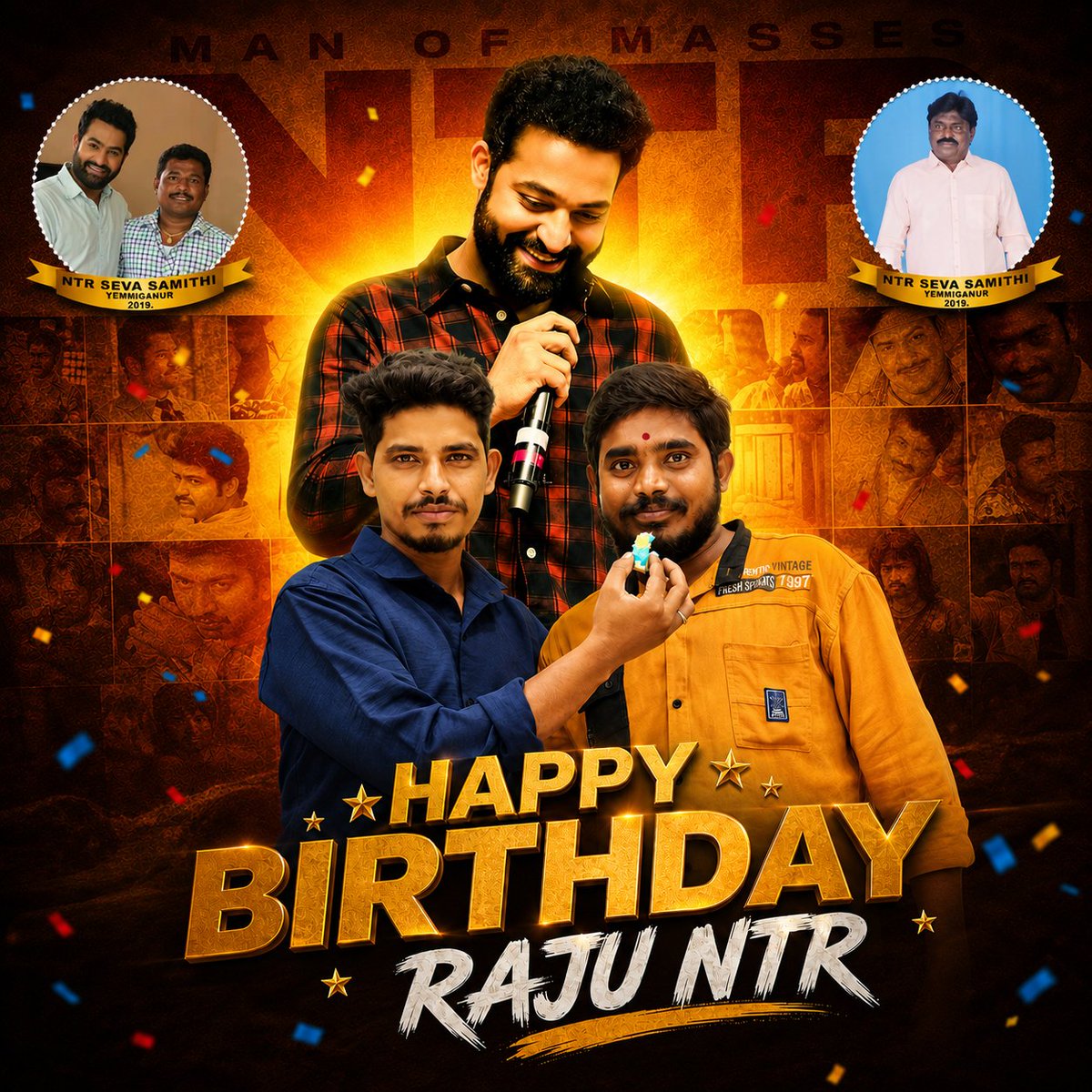 Ntr6301's tweet photo. పుట్టినరోజు శుభాకాంక్షలు మై ఫ్రెండ్!* 🎂❤️

నీ జీవితంలో ప్రతి రోజు ఆనందంగా, నవ్వులతో నిండిపోవాలని కోరుకుంటున్నా. 
నువ్వు ఎప్పుడూ happy గా ఉండాలి, నీ కలలన్నీ నిజం కావాలి ✨

YEMMLGANUR SEVA SAMITI 🫂❤️.   

@tarak9999 @NTRFanTrends @NTRxTrivikram @6301Ntr #jrntr https://t.co/m3PC1JkMXm