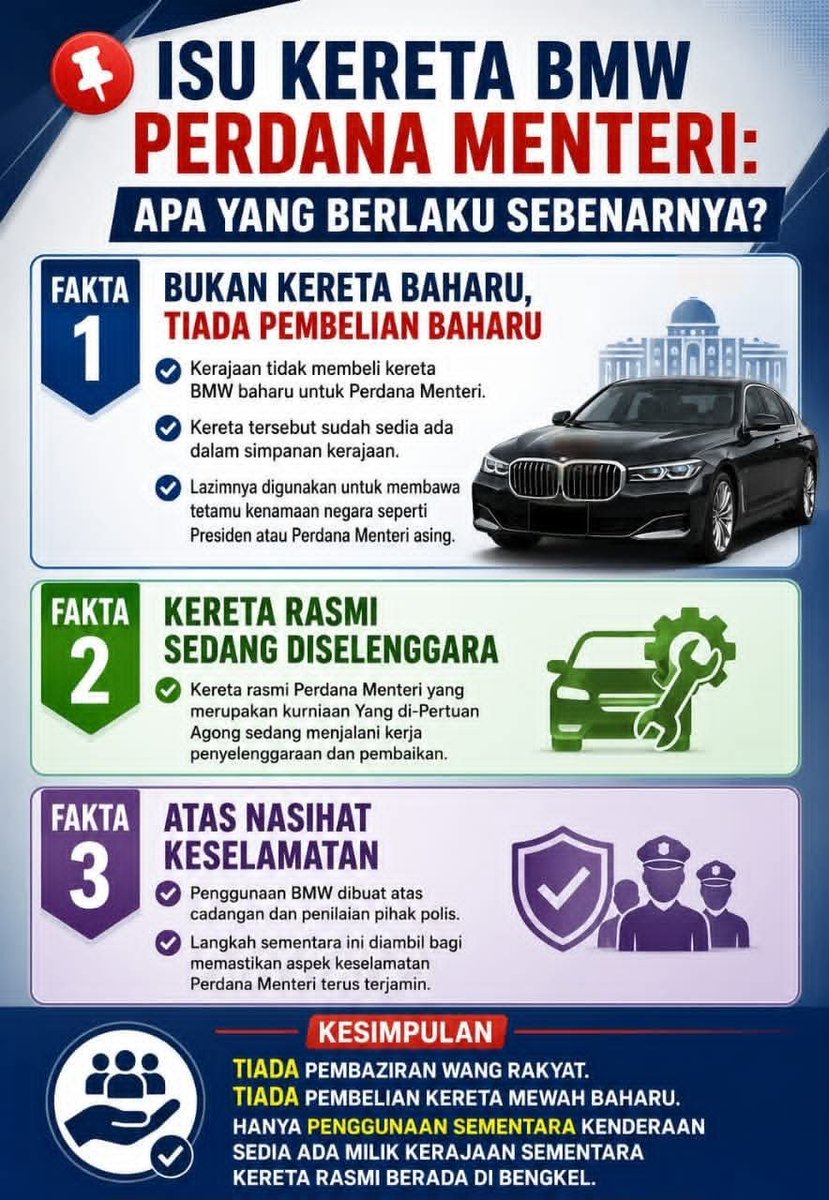 KakyongAS's tweet photo. Menurut Jabatan Perdana Menteri (JPM) dan Bahagian Istiadat dan Urusetia Antarabangsa (BIUPA), kenderaan itu merupakan aset sedia ada BIUPA yang lazimnya digunakan untuk urusan rasmi melibatkan ketua negara dan ketua kerajaan asing semasa lawatan ke Malaysia. https://t.co/O7lcY30TG3