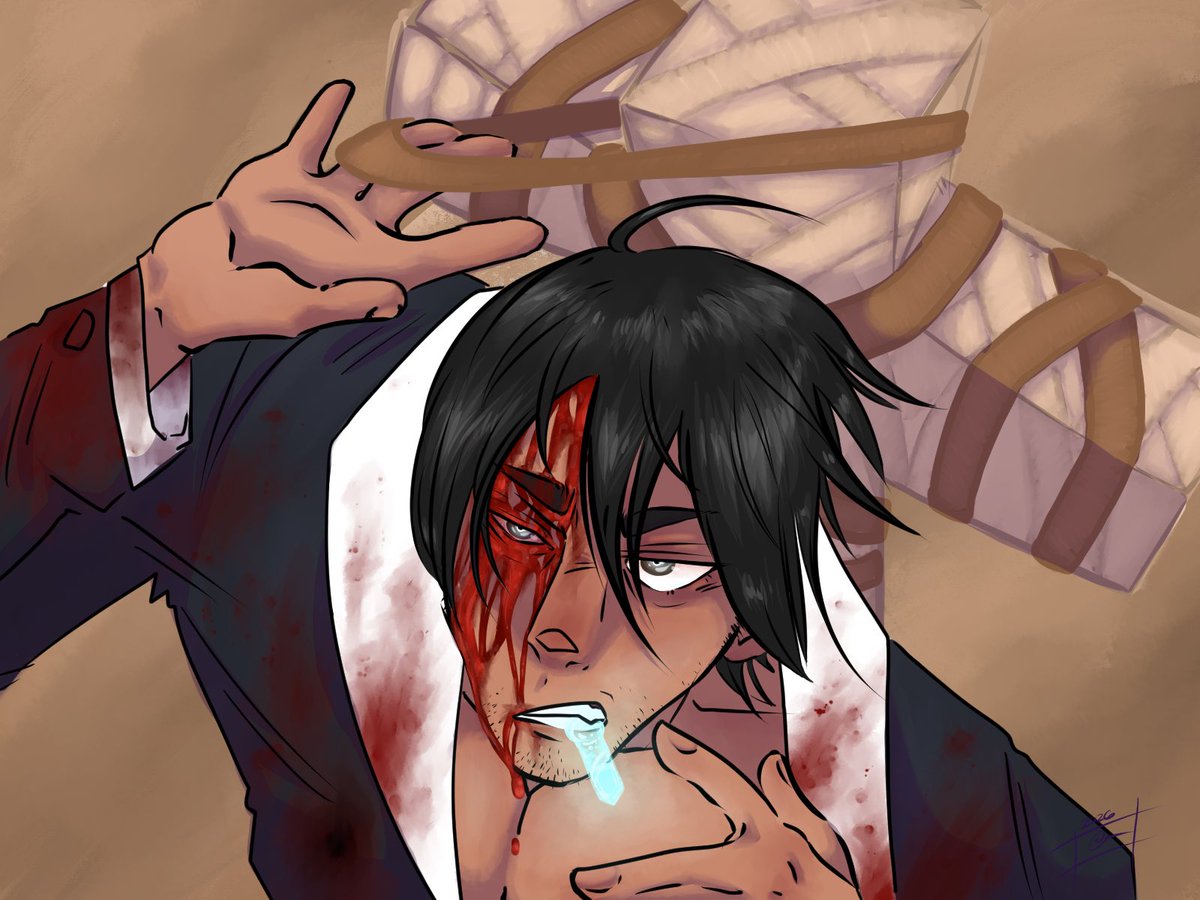 femboybiologist's tweet photo. Forgot to post this finished Wolfwood on here oop https://t.co/3N9KrJCrib