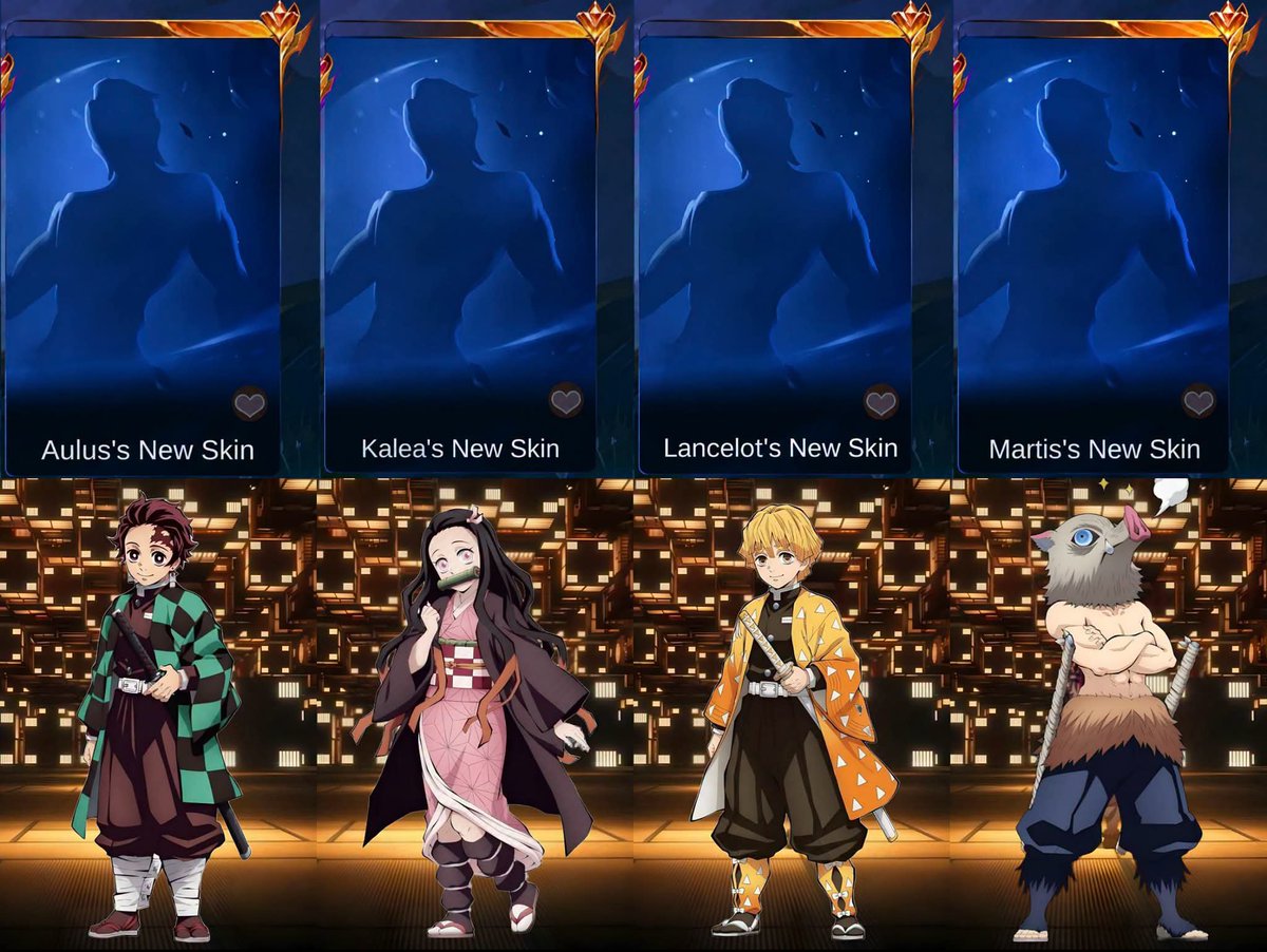 Txtmlbb_'s tweet photo. New Blank Skin Grand Tier

Kemungkinan untuk kolaborasi Demon Slayer

Noted: Subject to change

sc karyn https://t.co/57ZvwafHeD
