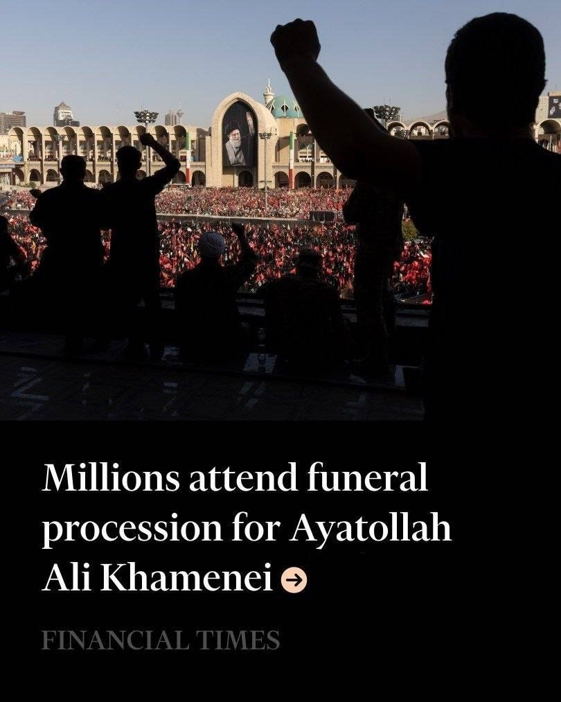 atiabedini's tweet photo. @EstrateMilitar Every Iranian, without exception, demands blood for their martyred leader. Retribution is inevitable. Make no mistake.
#WeMustRise
#MartyrKhamenei https://t.co/CeevfBB9Hn