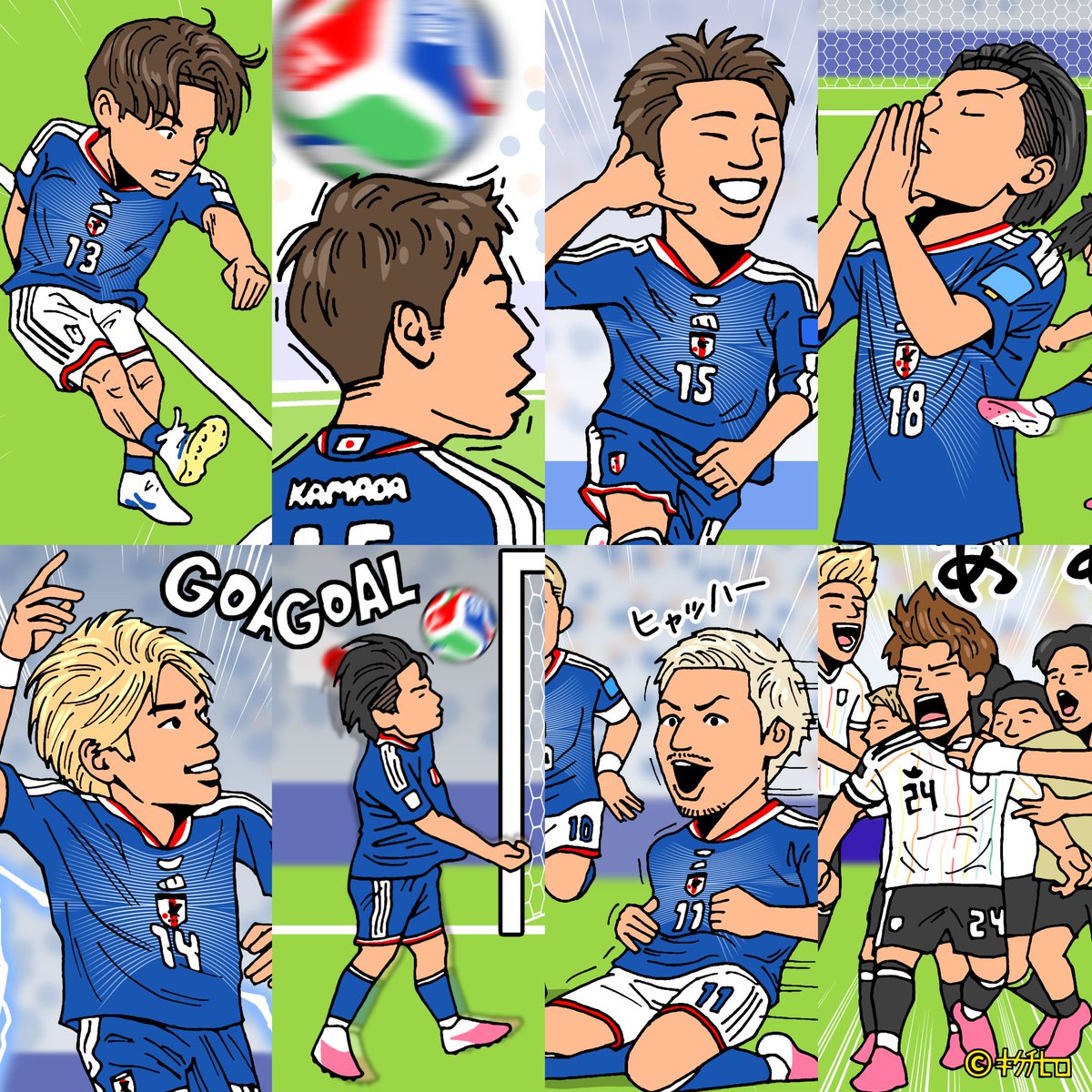 hirokiku_ch's tweet photo. 日本代表全ゴールシーン⚽🇯🇵 https://t.co/JrViEzhMFH