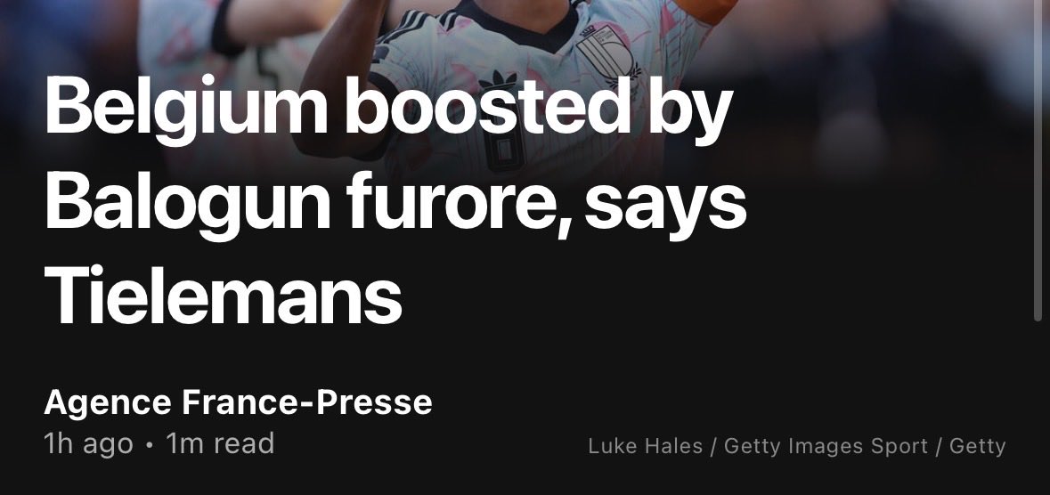 BAPaps's tweet photo. You have to wonder how much of a role Trump’s interference in FIFA’s decision on Balogun impacted the outcome of 🇧🇪 v 🇺🇸.   #worldcup #Coupe_du_Monde2026 https://t.co/ZUsHyAmagD