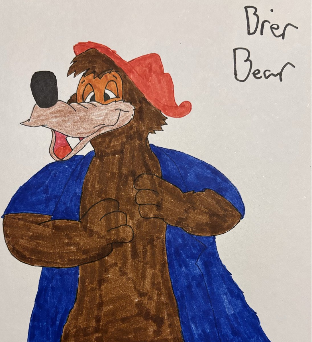 DeshawnKaba's tweet photo. Did a doodle of Brer Bear for the night https://t.co/Sw1PbjaVVa