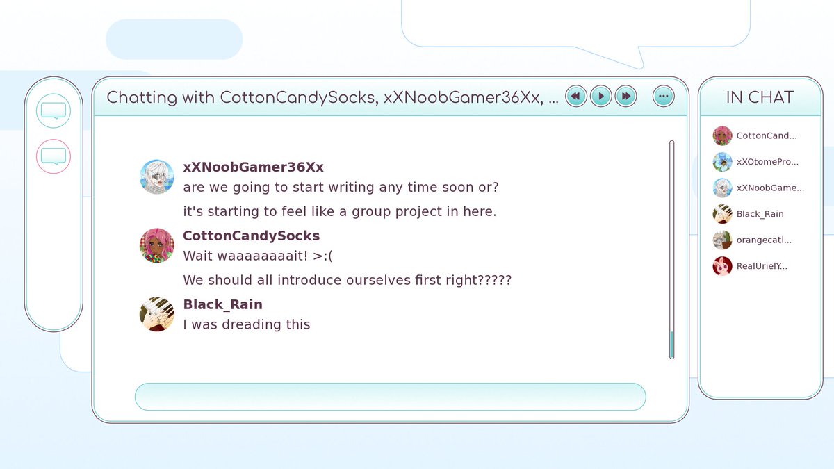 s_sugarmoon's tweet photo. How will you rewrite your favorite character's fate?

Play the Destiny is Typing demo on itch!: https://t.co/sM2tTwPWpk

#indiegame #otomejam #datingsim #otome #chatsim #visualnovel https://t.co/wUPtYh33ka