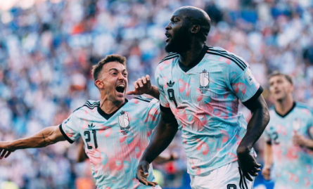 K24Tv's tweet photo. World Cup: Belgium sinks USA despite FIFA’s controversial red card review.

Read the full story here:https://t.co/y04GnfwSZC https://t.co/M1H85yABMP