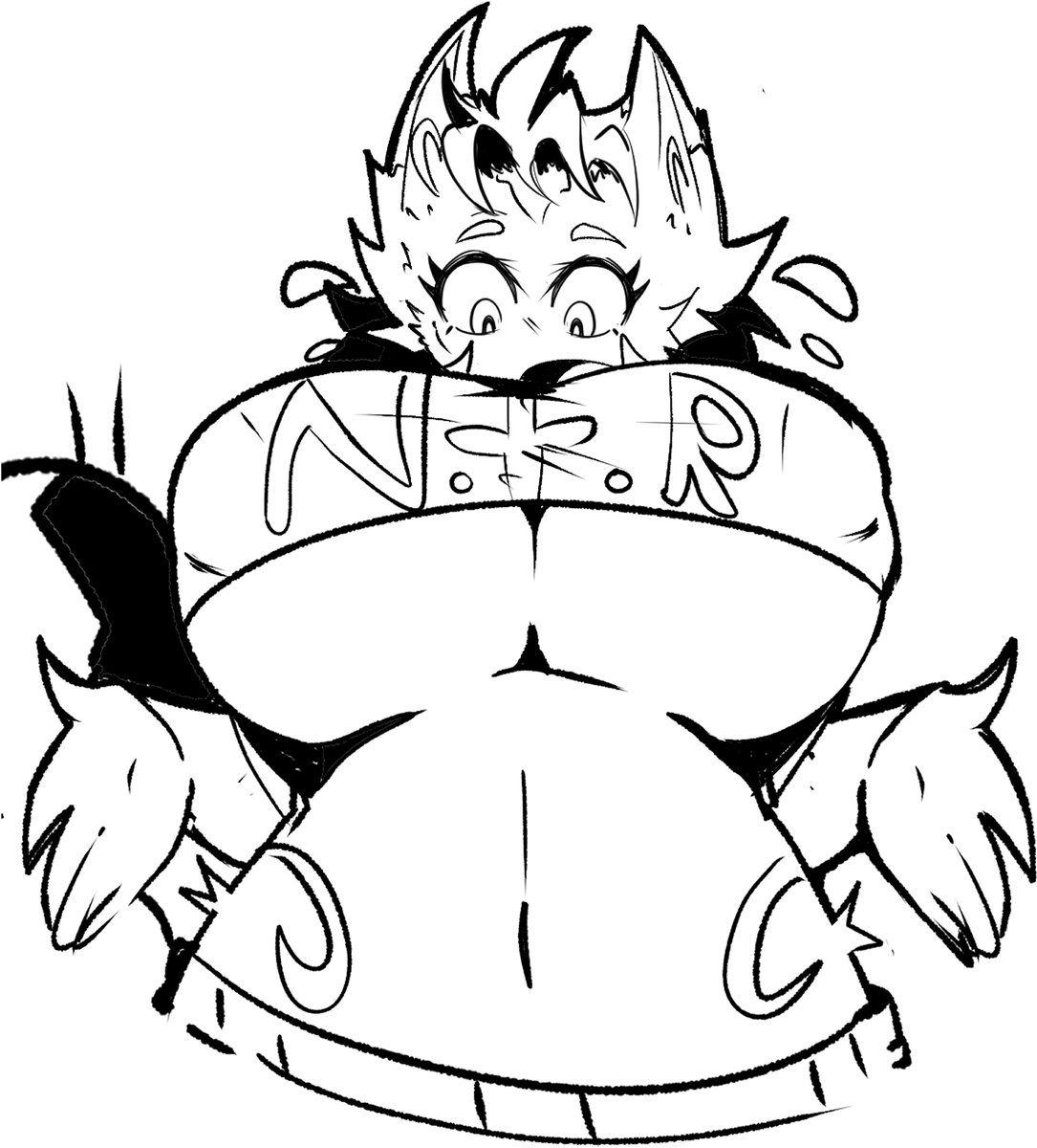 N3roby2004's tweet photo. i draw a dumb skecth 🐈 https://t.co/9B64XxIoOP