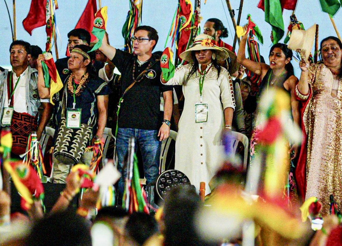 JohnnyJeffR's tweet photo. Hoy hace un año estábamos en el XI Congreso Nacional de los Pueblos Indígenas de la Casa Grande ONIC.
Agradecer al Ser Creador de vida, a las Autoridades  y Pueblos Indigenas por la oportunidad de acompañar y aportar desde la Consejeria de Medicina Tradicional y Salud Occidental https://t.co/FpufqVoUeb