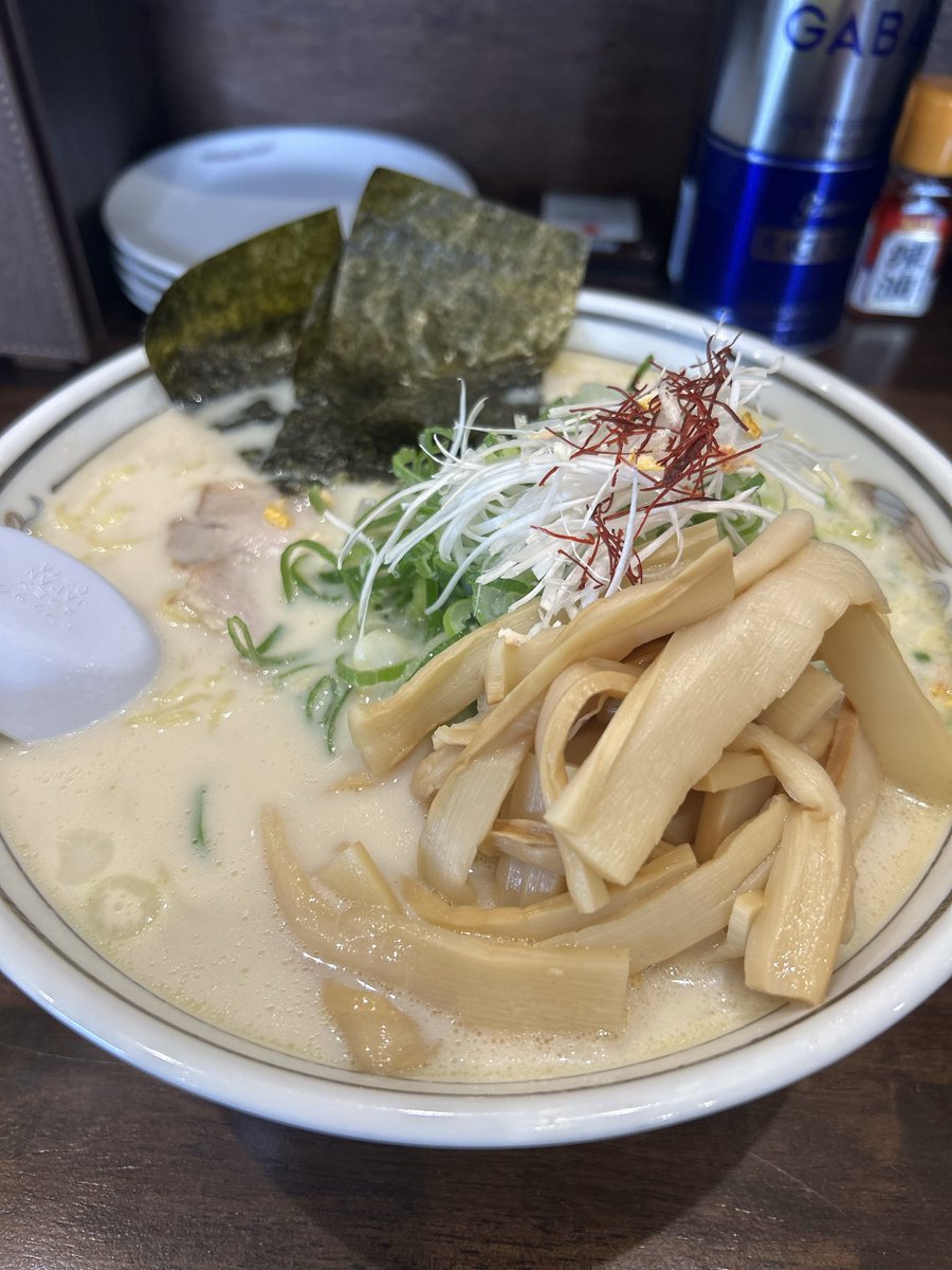 8okrak8's tweet photo. 豆乳ラーメン
うまいやん🤤
#ラーメン　#豆乳　#福井観光 https://t.co/oLjjeSUAeQ