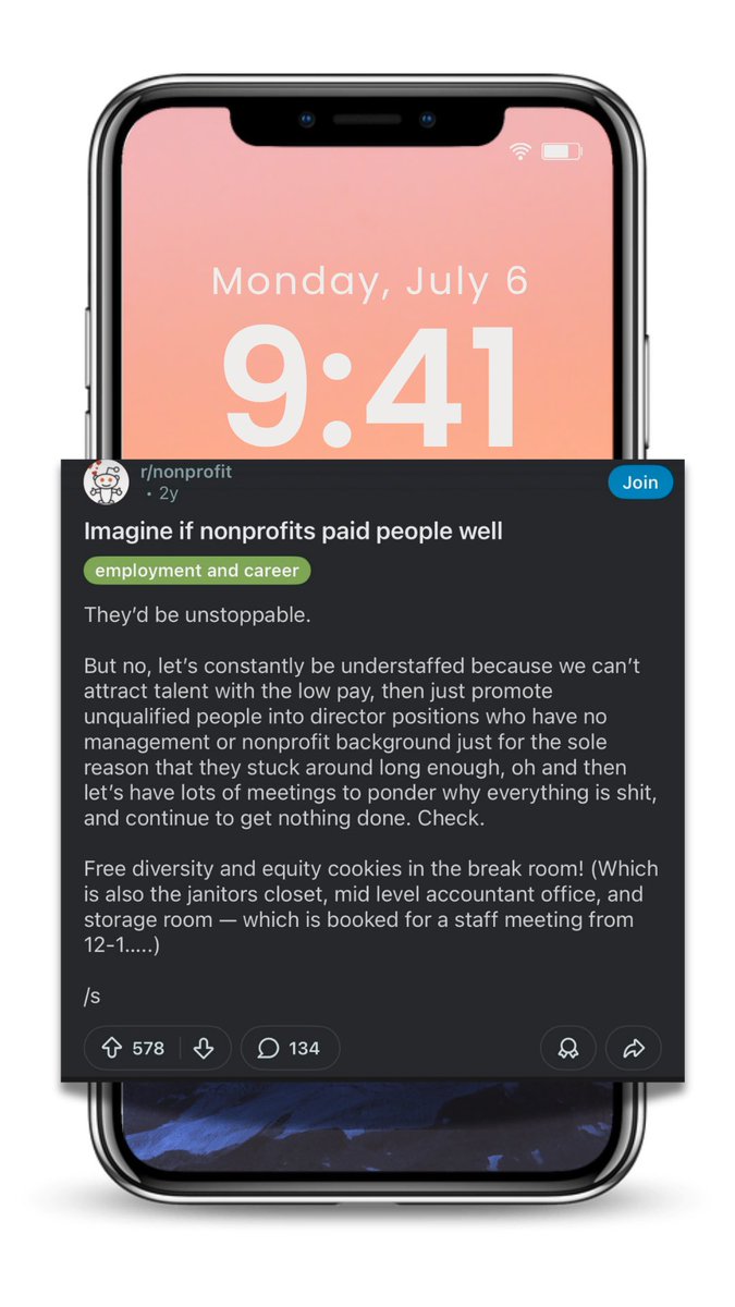 NESC_NY's tweet photo. A comment posted on reddit… Lets discuss the conversation around nonprofit talent is growing.

While compensation is an important factor, strong leadership, clear career pathways, and investing in people can help organizations build teams that stay and thrive.

What do you think is the biggest challenge to nonprofit staff retention?

#Nonprofit #Leadership #WorkplaceCulture #CommunityImpact #NESC