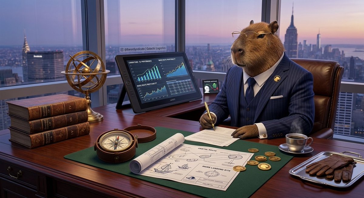 DonCabar's tweet photo. Markets shake, but inside the penthouse, the air is perfectly still. 🏛️☕

While the crowd chases volatility, the Syndicate executes the next phase of the long-term plan. No rush. Just calculated moves.

Watch the horizon with us. 🌅💼

$CABAR #Solana https://t.co/AByWRc9hEQ