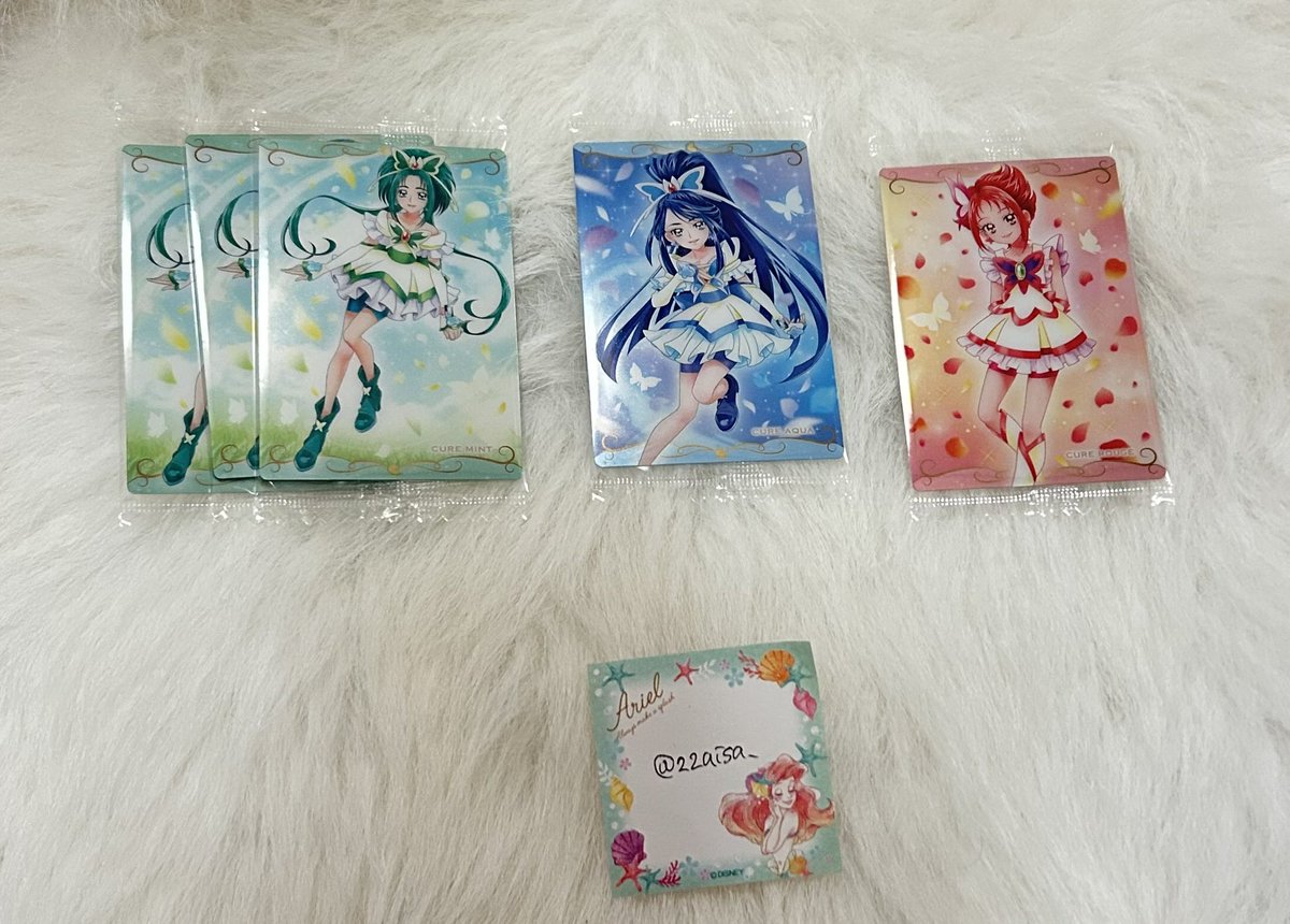 22aisa_'s tweet photo. プリキュアウエハース 13 Yes!プリキュア5交換
譲▶︎▶︎画像１枚目
求▶︎▶︎キュアアルカナシャドウ>>HRキュアアンサー

ご不快で無ければ5:1も可。検索からでも気軽にお声がけください🙇‍♀️

※他の投稿とまとめての交換を希望される方はお声がけください https://t.co/RBI8N7fUuS