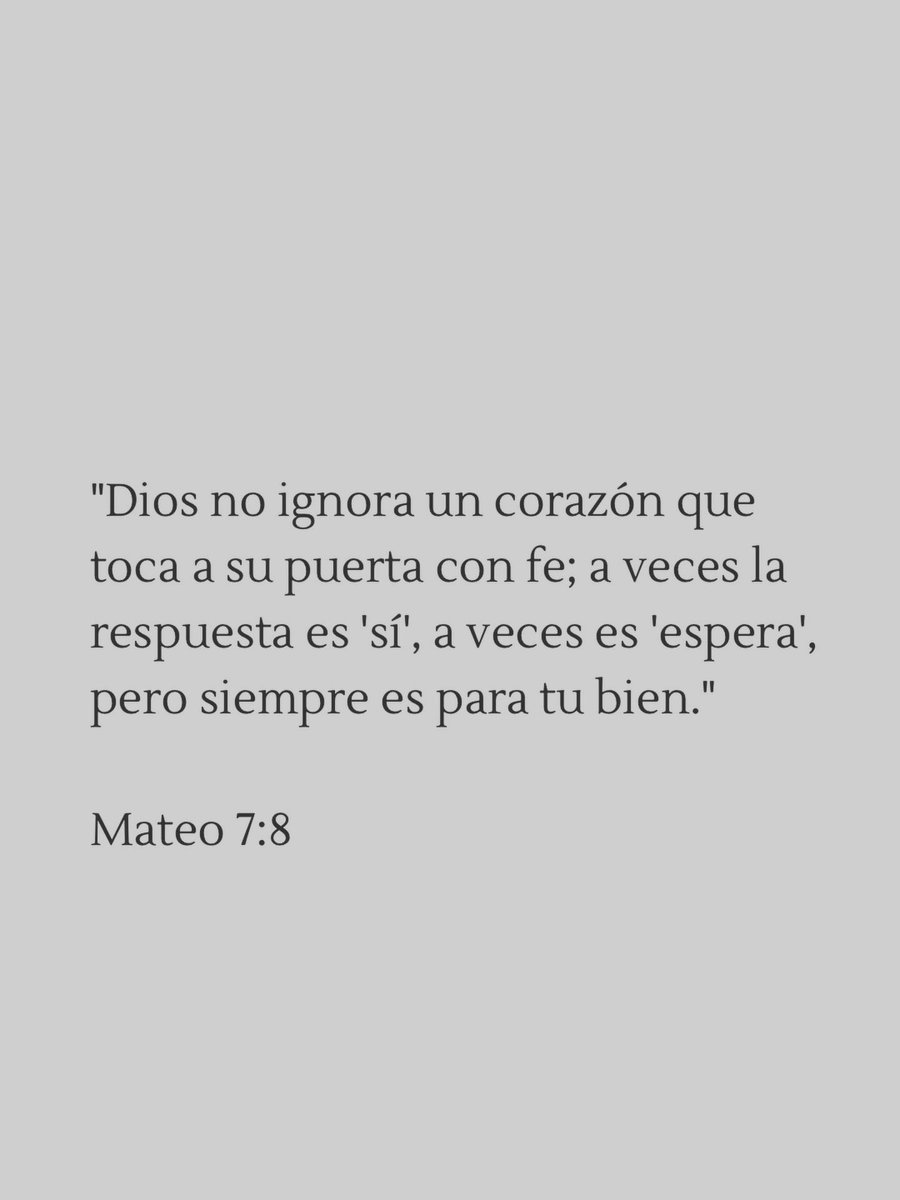 Militzapr's tweet photo. Porque todo aquel que pide, recibe; y el que busca, halla; y al que llama, se le abrirá. (Mateo 7:8) https://t.co/wTdJgrPRzJ