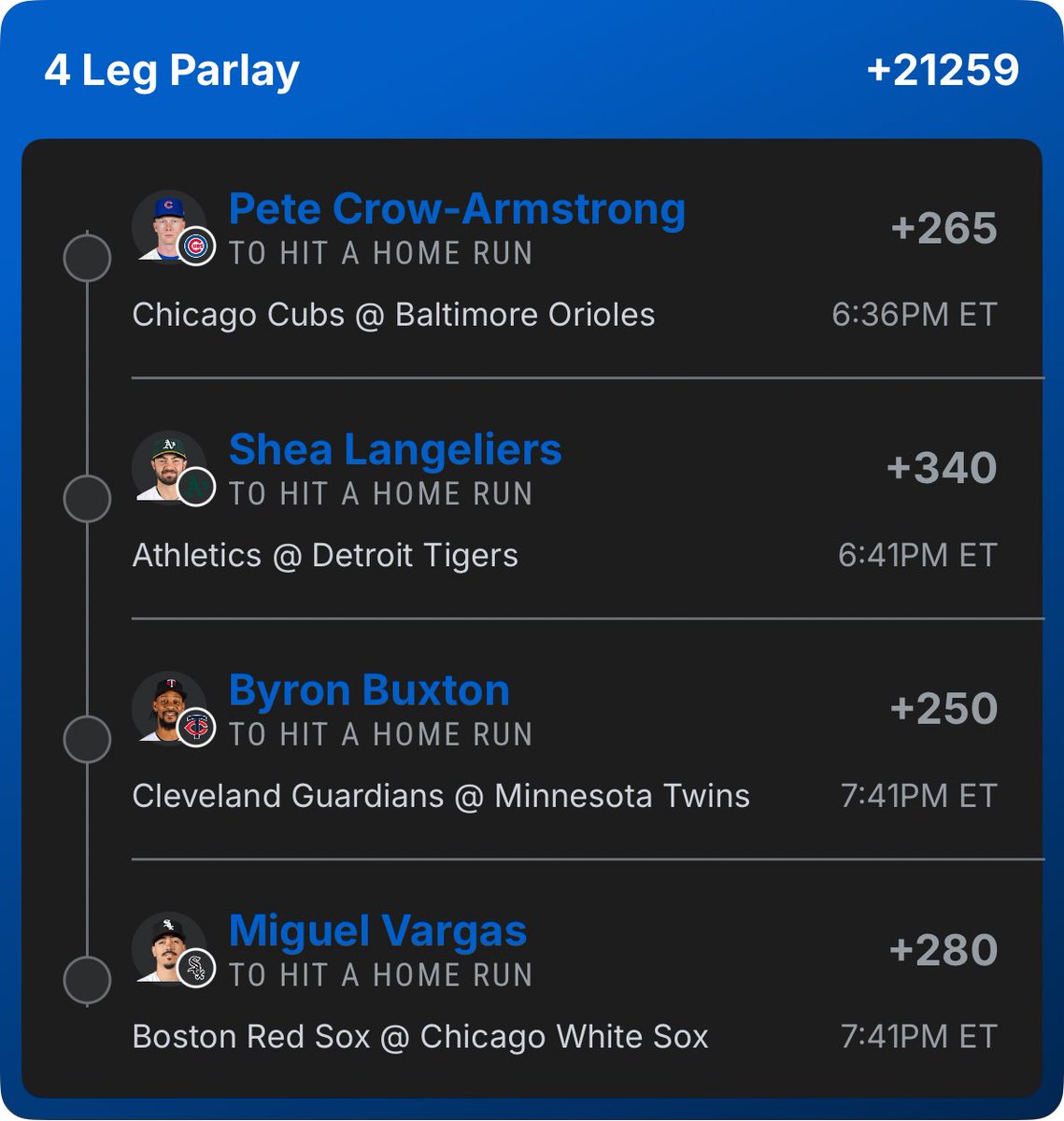 StreetMoneyLo's tweet photo. Dinger Tuesday 🍀

@Playbook https://t.co/Hn71uaAf1l