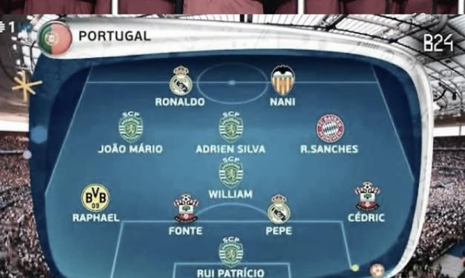 GullitDelBulla's tweet photo. Claramente a Cristiano Ronaldo le va a parecer que ganar la euro que ganó es igual que un mundial si la final contra Francia en 2016 fue con este equipo de mierda, increíble https://t.co/kAY0hlQf8D