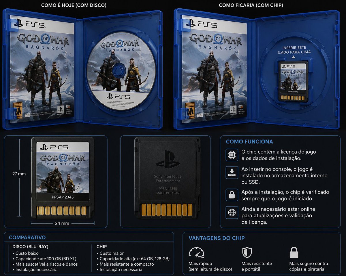 BrunoBasan8's tweet photo. I think Sony could get rid of discs and create a memory card-type format with a picture of the game, similar to Nintendo, and bring out a new product for collectors. @Sony @PlayStation https://t.co/dEGWigwNxB
