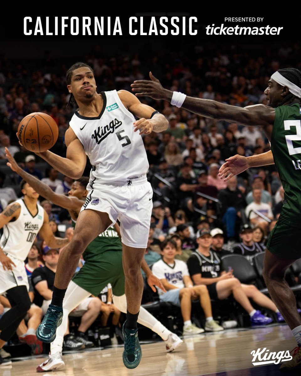 SacramentoKings's tweet photo. FINAL: Kings defeat the Bucks, 95-89

👑 Marquel Sutton: 24 PTS, 6 REB
👑 Darius Acuff Jr.: 22 PTS, 3 AST
👑 Dylan Cardwell: 12 PTS, 12 REB

California Classic presented by @Ticketmaster https://t.co/X5Tn0VGFg6
