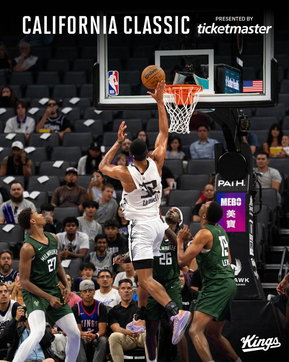 SacramentoKings's tweet photo. FINAL: Kings defeat the Bucks, 95-89

👑 Marquel Sutton: 24 PTS, 6 REB
👑 Darius Acuff Jr.: 22 PTS, 3 AST
👑 Dylan Cardwell: 12 PTS, 12 REB

California Classic presented by @Ticketmaster https://t.co/X5Tn0VGFg6