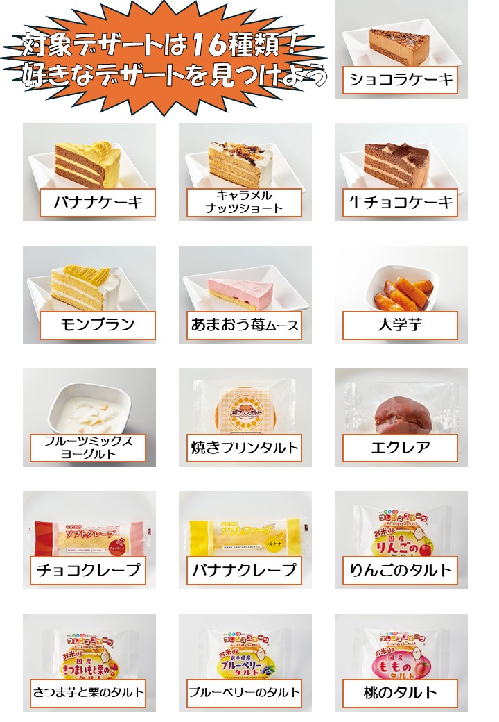 nagano_gi's tweet photo. 食堂デザート人気投票✨開始‼️
⁡1位になったデザートは10月から期間限定で30ポイント付与予定‼️
好きなデザートや食べたいデザートに、丸シールを貼って投票してください🍰🍮
⁡
投票期間　8/5まで
掲載場所　購買への道の壁（工事中の仮壁に掲載しているので、場所が変更になる可能性があります。） https://t.co/7t1Wb05rTd