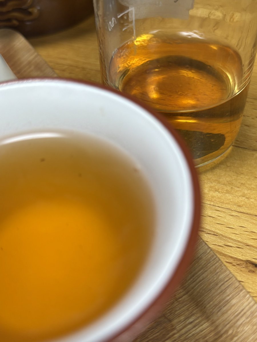 sen_sen_senvec's tweet photo. 萎凋して揉んで酸化発酵しながら、熱を加えずに天日干しで乾燥させただけのお茶。
忘れ去ってたのを発見して飲んでみてます。
私的には不味くないけど、何とも中途半端な感じではある。 https://t.co/pzoihptlFV