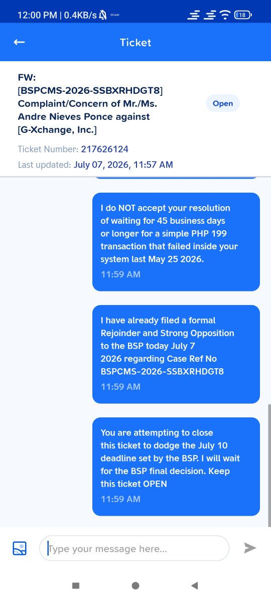 suiperboy's tweet photo. @gcashofficial @BangkoSentral post ko lang dito baka i delete/close ni @gcashofficial ang ticket ko https://t.co/X8FHcILawG