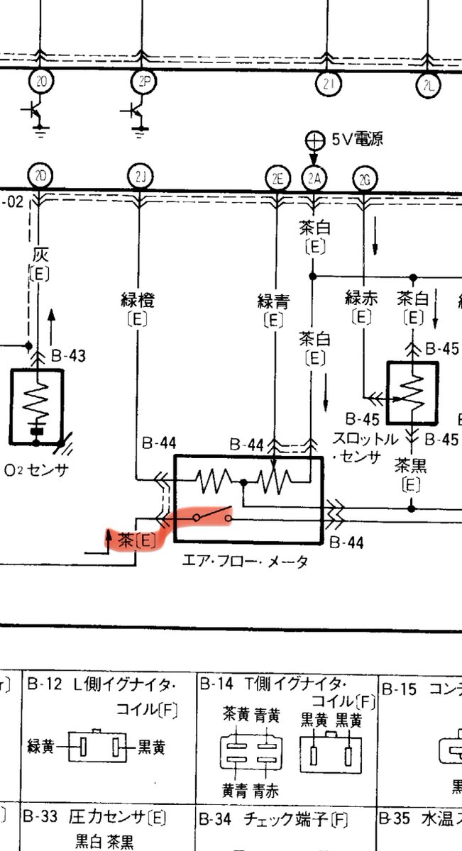 LyatN's tweet photo. エンスト症状の原因が燃ポンバッ直端子で燃ポン以外とわかり、ドイツ人の友達とヴィヴィオ乗りの友達の懸命な配線図解読とリレー分解によりエアフロのフューエルポンプスイッチの故障わかった...

これプレートのオンオフの導通で良いんだよな？なぜか内部プレートの半開きではアイドルするんだけど🫠 https://t.co/RpZTwLj3pV