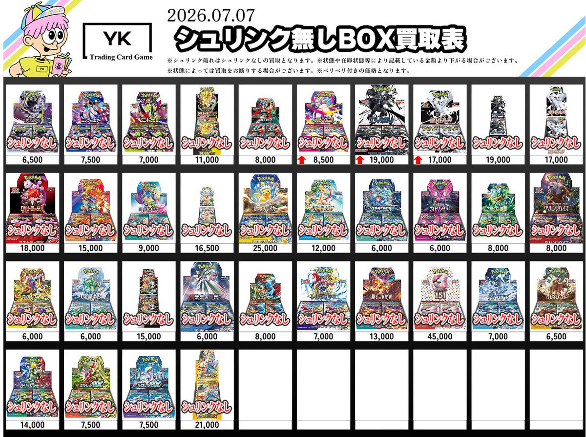 AHOF トレカ ヨントン デニム 全員 まとめ売り ✨シュリンクなし買取表✨ アビスアイ ニンジャスピナー MEGAドリーム