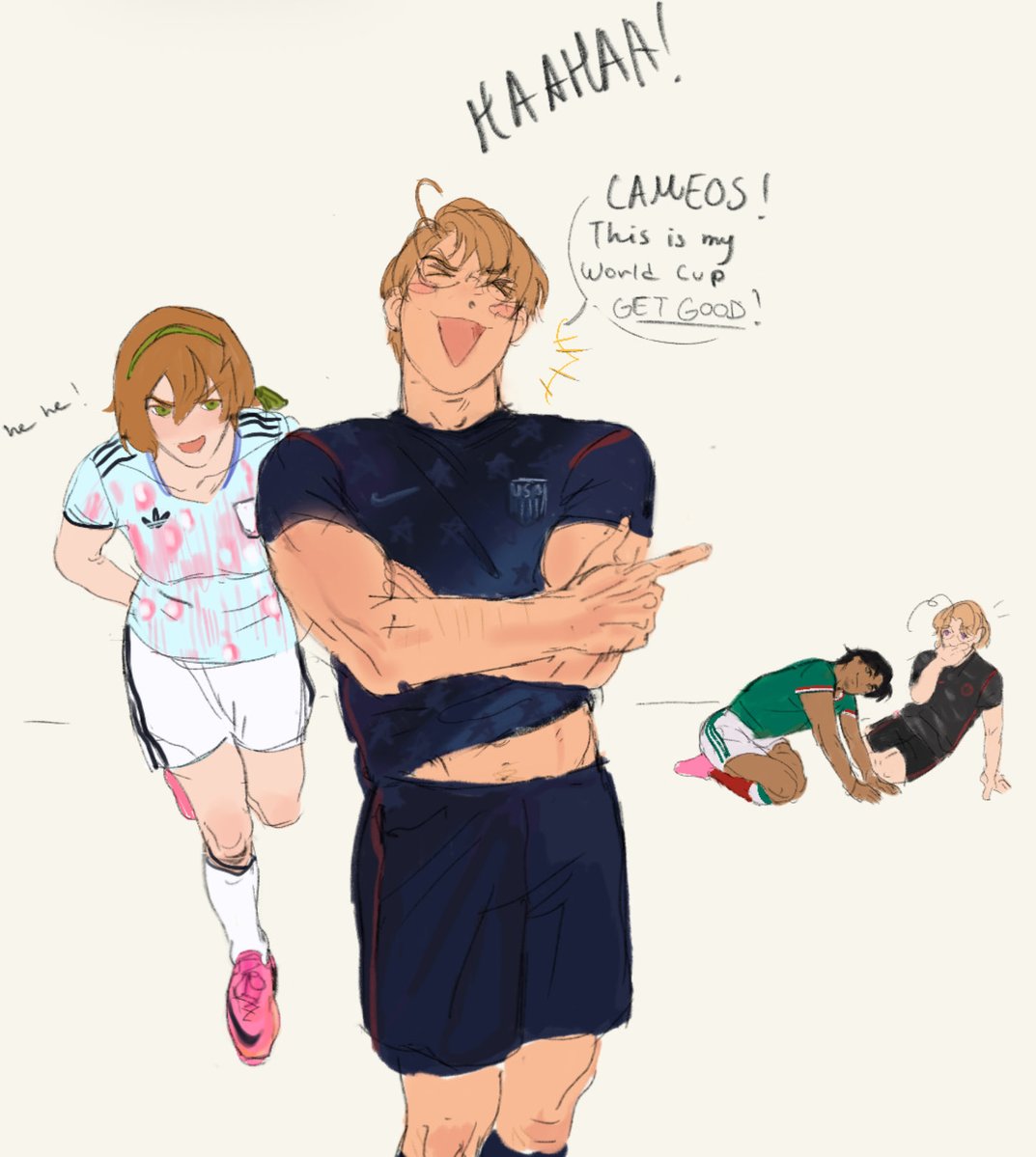 ivory_ivorei's tweet photo. #hetalia The state of world cup hosts 🇨🇦🇺🇸🇲🇽 https://t.co/11ftQ1DBYc