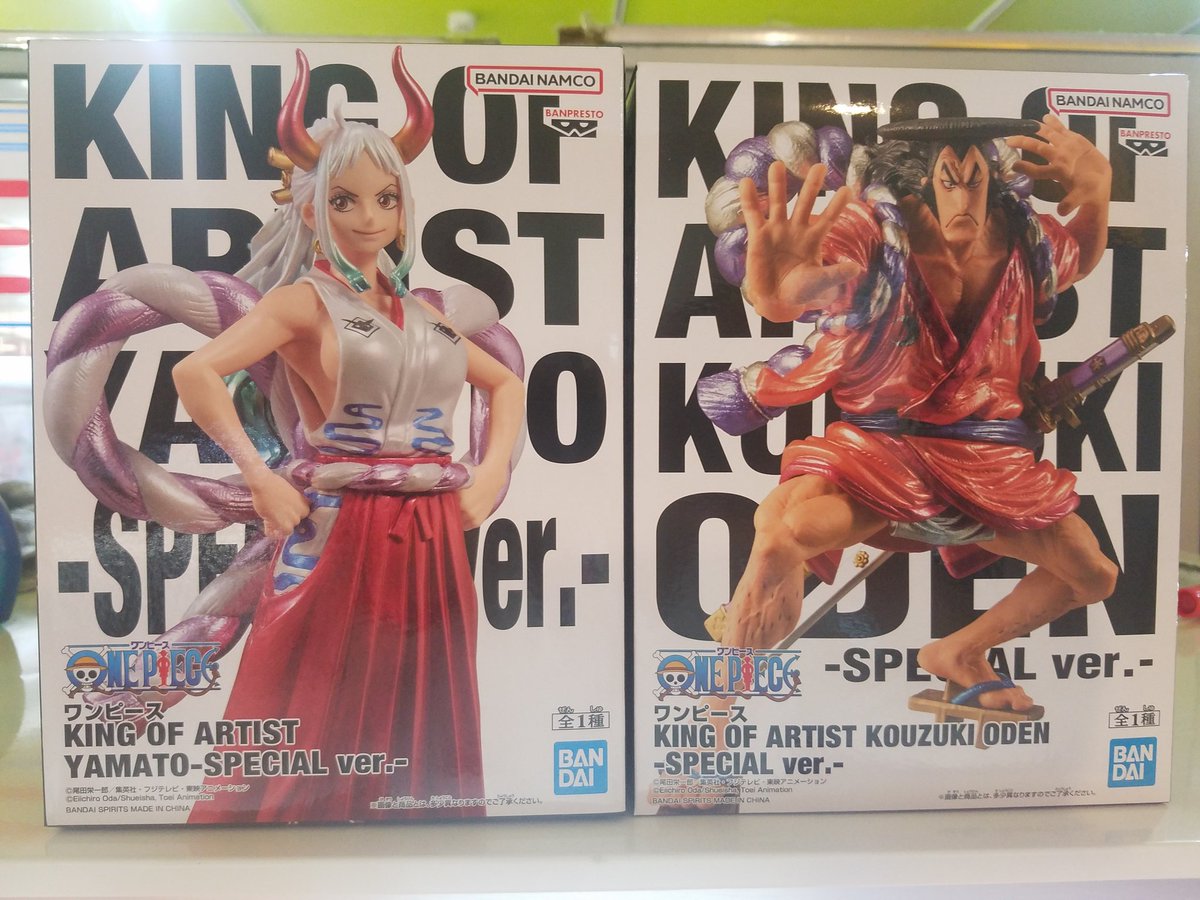 Calmare_Rainbow's tweet photo. ワンピース
KING OF ARTIST
YAMATO
KOUZUKI ODEN
SPECIAL ver. 入荷致しました。
#ワンピース
#ゲームれいんぼー https://t.co/XGwXwFIhYN