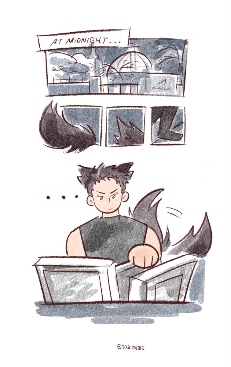 boooscribble's tweet photo. Val terancam botak minta bantuan sama si seniman (1/3) #Valko #Rafayel https://t.co/BopAimbsEb