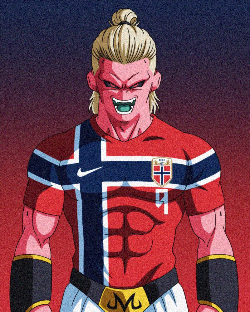 BardockSonic's tweet photo. #FanArt #Haaland #MajinBuu #WorldCup2026 #CommissionsOpen #DragonBallZ https://t.co/bSeWaMf22r