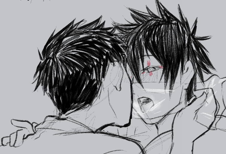 Ligamented's tweet photo. HELP this was hotter in my head but now I'm just laughing #dorohedoro #dokuga #tetsujo https://t.co/TMekoxHoGc