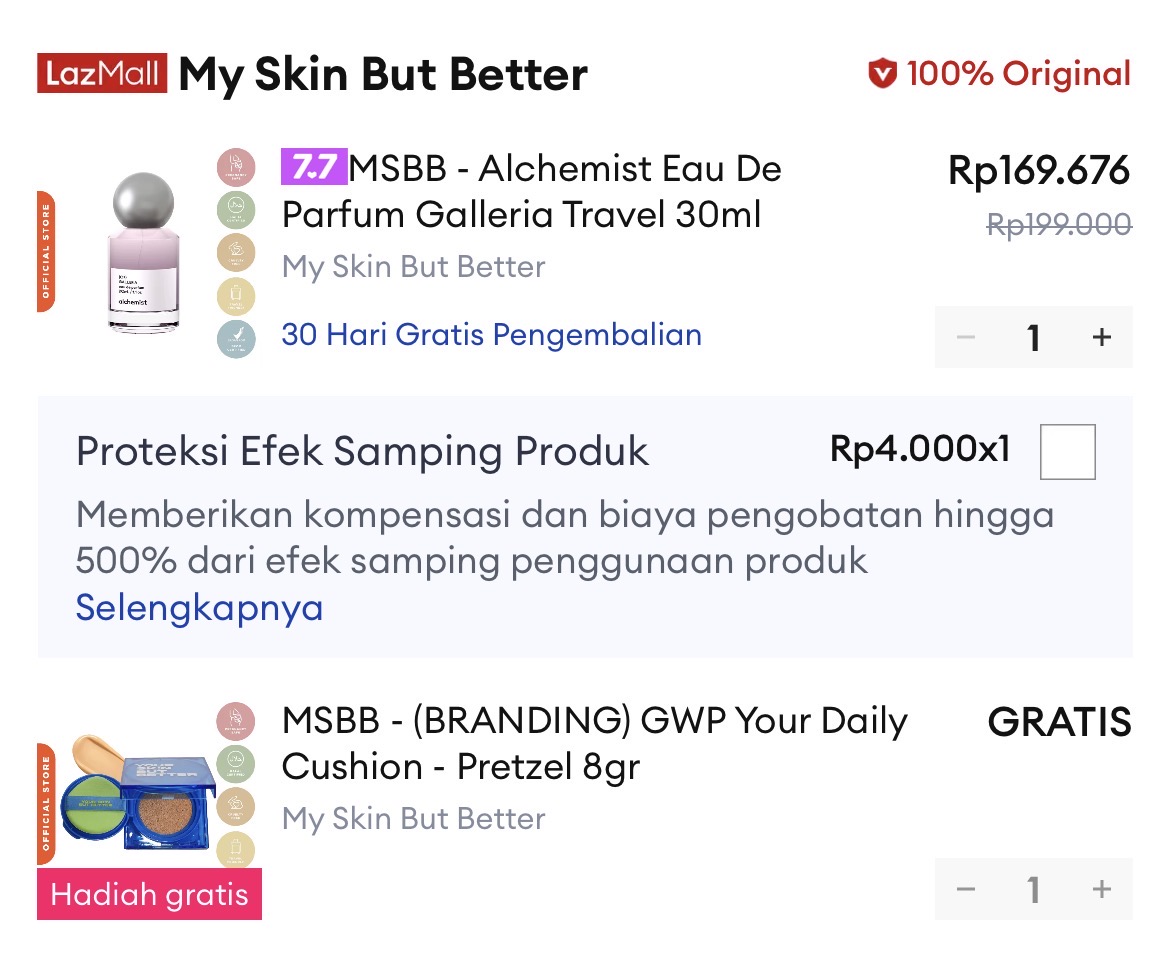 msbb_id's tweet photo. ga boong tapi khusus hari ini aja 𝐁𝐄𝐋𝐈 𝐏𝐀𝐑𝐅𝐔𝐌 𝐆𝐑𝐀𝐓𝐈𝐒 𝐂𝐔𝐒𝐇𝐈𝐎𝐍
min. 179k yaa

coba intip aja nih buktinya! ayo buruan checkouttt biar masih kebagian free giftnya!
🔗 https://t.co/tslmz6jC5b https://t.co/Iw1qLmq8xx