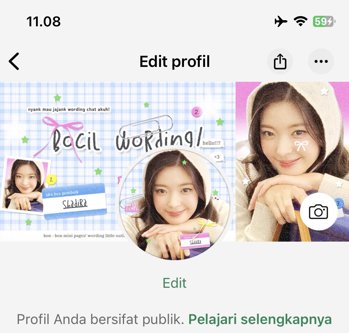 sHAdiRA!? 🌸 : bocil wording 🐰🎀 tweet media