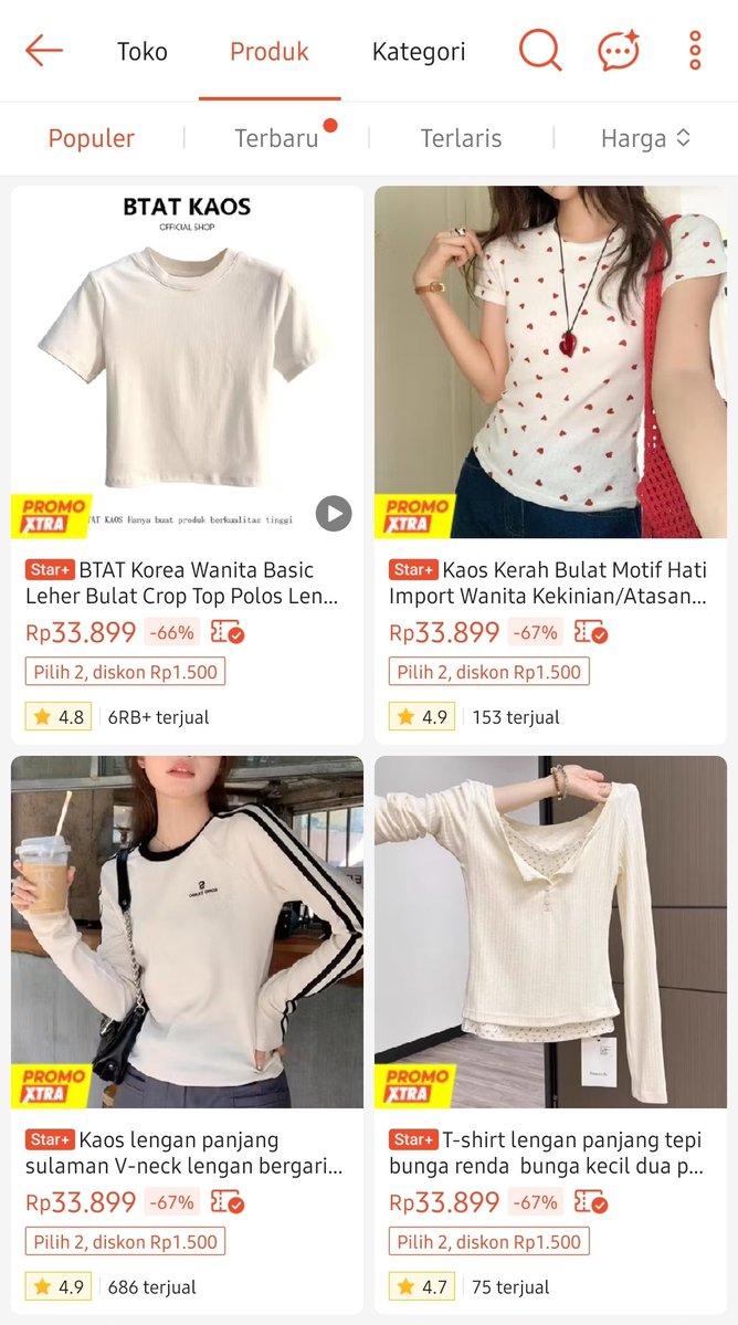 nahzaaii's tweet photo. POV: nemu hidden gem di BTAT KAOS yang bikin outfit harian berasa high-fashion banget. 💅✨

🛒🍊 https://t.co/HiMXduf6XH https://t.co/bRx4DOmXU0