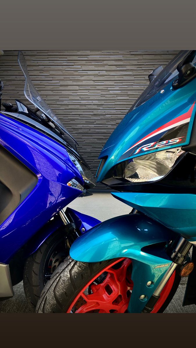 nan_buun's tweet photo. 名前:なん
性別:女
年齢:31
趣味:ツーリング、釣り、ポケモン、モンハン
車種:YAMAHA YZF_R25／マジェスティS 155

ポケふた巡りはツーリングの原動力🔥
ダイパの頃からフローゼル推し💧
メルゼナ復刻待機🩸
今年もよろしくお願いします https://t.co/45c1yRHTeq