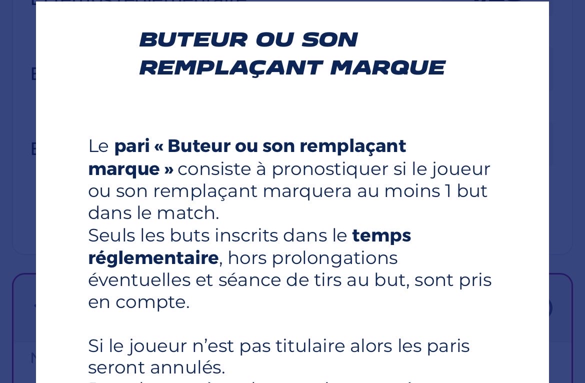 alexcllement's tweet photo. @MrBatJeremyD @Z3br4S_ @loroustre18330 @piot27 @ParionsSport C’est écrit noir sur blanc ! https://t.co/7WyMbcPWhn