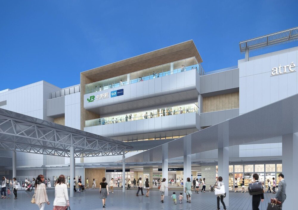 fashionpressnet's tweet photo. 中野駅に「アトレ中野」26年12月開業、新改札直結の駅ビルに約70ショップ＆屋上BBQ - https://t.co/Pfn1KBo9I3 https://t.co/mWlYLeVKgL