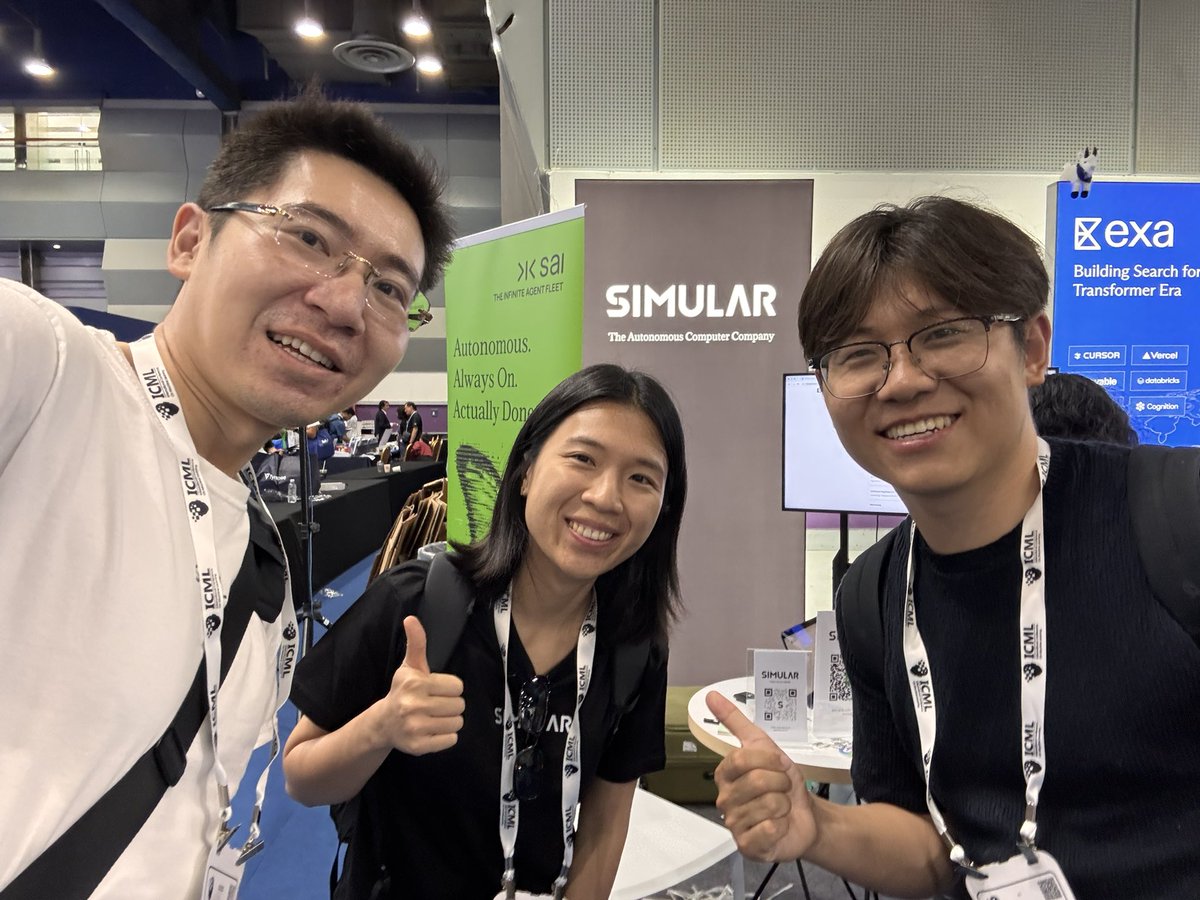angli_ai's tweet photo. Live at @SimularAI booth. See you in the round table tonight https://t.co/dVHSNEEAqL