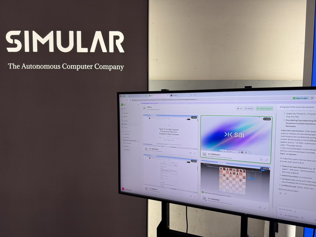 angli_ai's tweet photo. Live at @SimularAI booth. See you in the round table tonight https://t.co/dVHSNEEAqL
