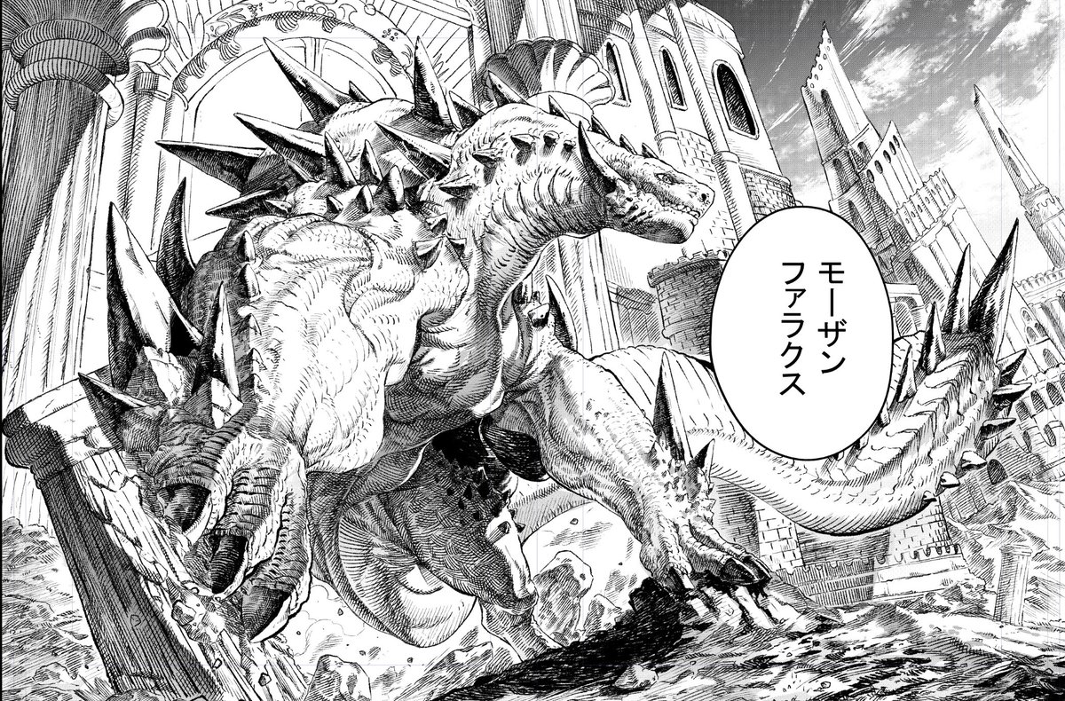 xiuFyioC0AZYEtb's tweet photo. 連載しながらこのクオリティのドラゴンは
結構頑張ってますよね！？ https://t.co/cdbpFXRxVd