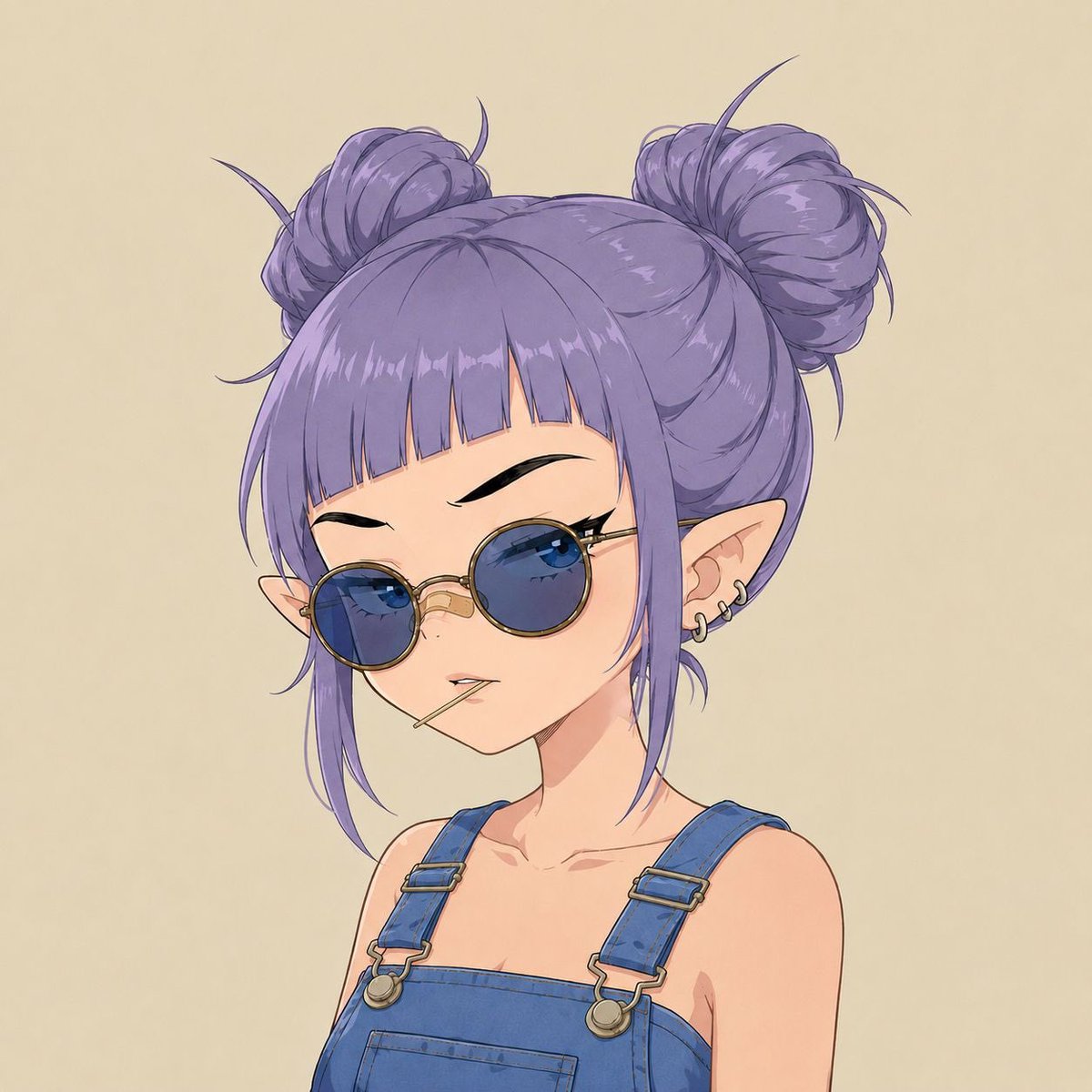 Goood morning💜 I will never ignore cute art I see them, I smile