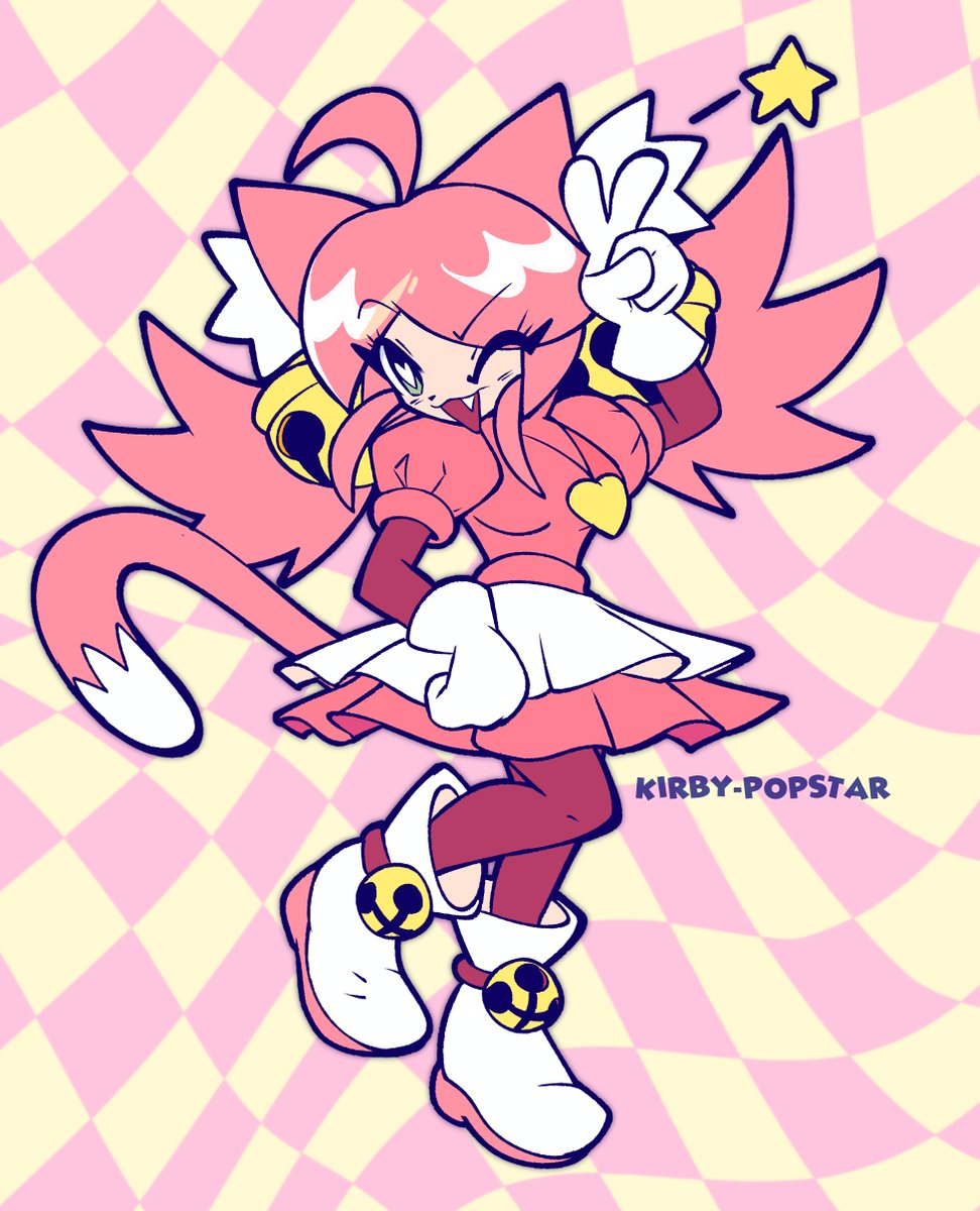 Kirby_Popstar_'s tweet photo. Pink / Mad mew mew
#Deltarune https://t.co/w2tvNJrowM