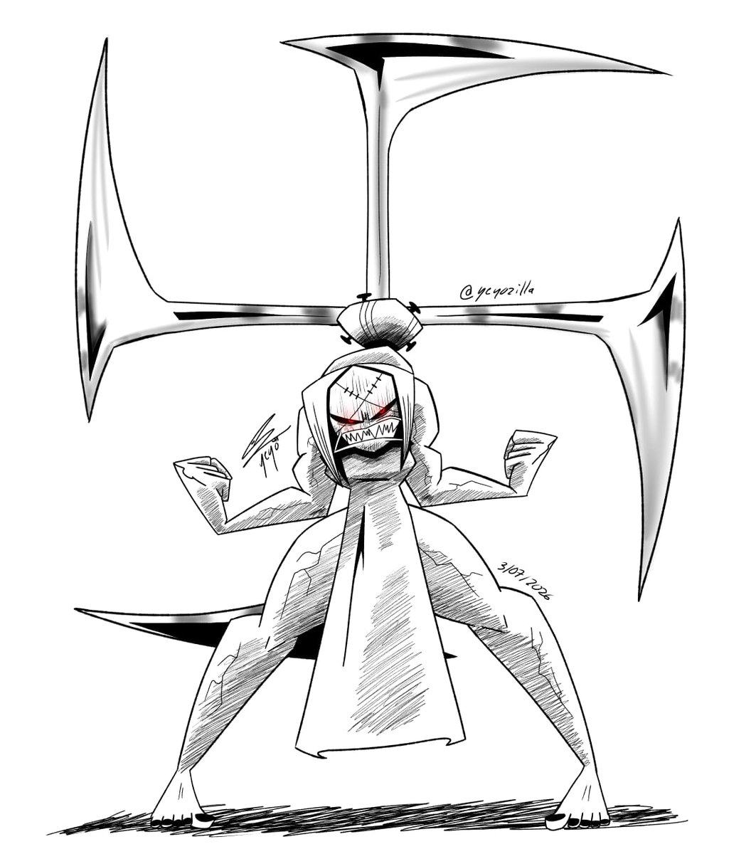 SElyoenay's tweet photo. Painwheel, está me encanta porque es como una bestia Frankenstein pero endemoniada https://t.co/r9rb33g9js