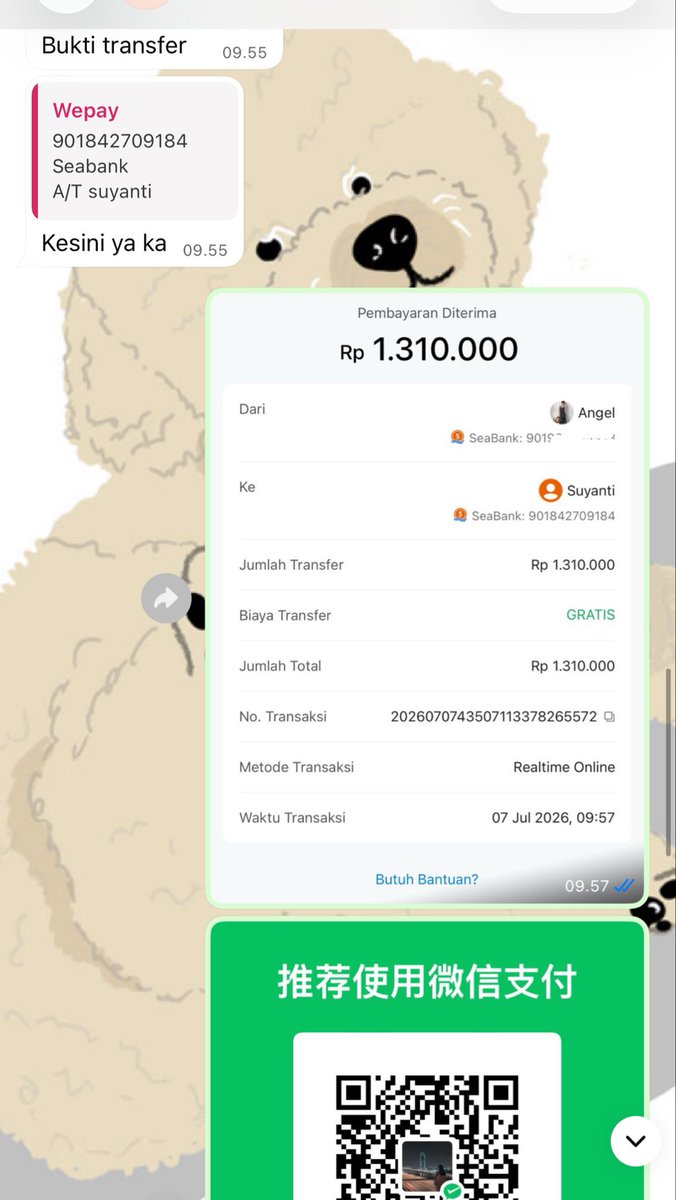 Angelgell___'s tweet photo. AKU MAU CERITA PENIPUAN ALIPAY

Nama: SUYANTI
Rek Seabank: 901842*09184

Hati hati guys. Akunnya banyak. Sering nipu di X dan Threads https://t.co/LAtKZrHluT