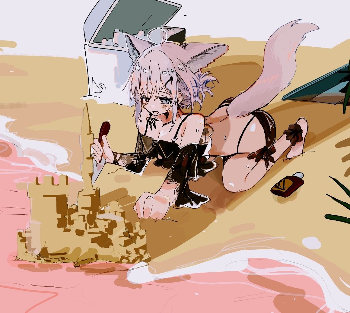 Lunatic_history's tweet photo. 昨日絵チャで描いた水着ススーロ https://t.co/7140Obd81y