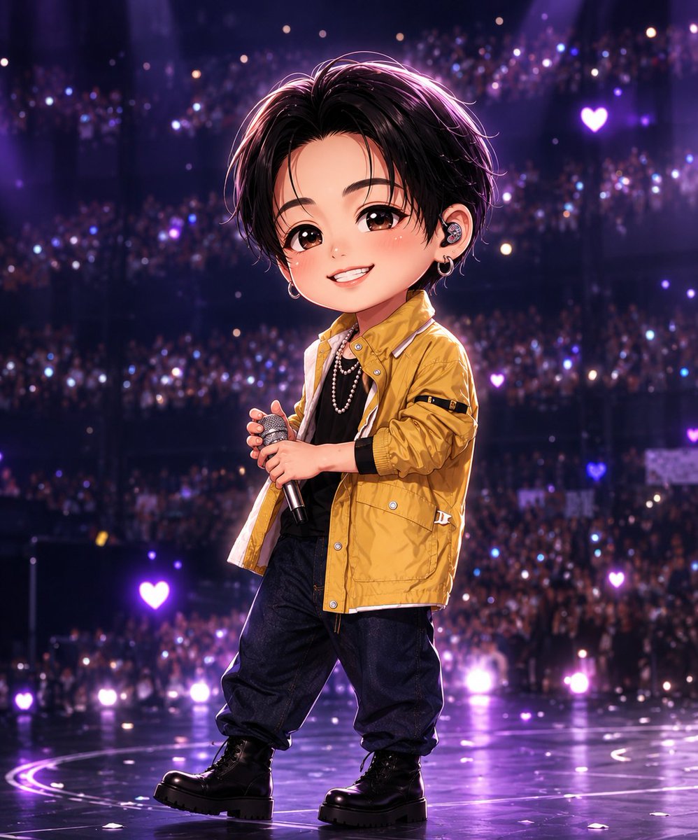 purpleocean_136's tweet photo. A little Jungkook , a lot of cuteness.🐰💜 
Hope this chibi brings a smile to every ARMY . 🌸✨ 

Follow the @purpleocean_136 for more cute chibi creations! 💖 

#Jungkook #jk #bts #btsarirang #btslondontour #BTS_ARİRANG_LONDON_Day1 https://t.co/3L86Khfm91