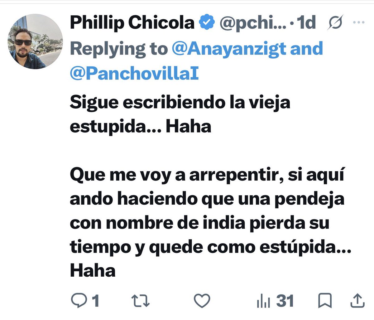 Anayanzigt's tweet photo. Está basura es Phillip chicola, no solo se alegra d q algunas personas,q luego fueron declaradas inocentes, se suicidaran,el asqueroso habla d orinar en sus tumbas,además el racista, utiliza el término indio d forma peyorativa,y admite q es un bot d su net center quien responde https://t.co/dguzrczw31
